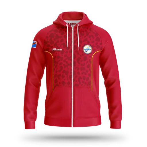 FEVOCO Veste de survêtement - Rouge