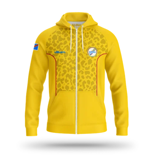 FEVOCO Veste de survêtement - Jaune