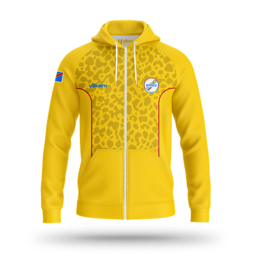 FEVOCO Veste de survêtement - Jaune